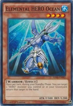 Elemental Hero Ocean [SDHS-EN002] Common - Yu-Gi-Oh! - Card Brawlers | Quebec | Canada |