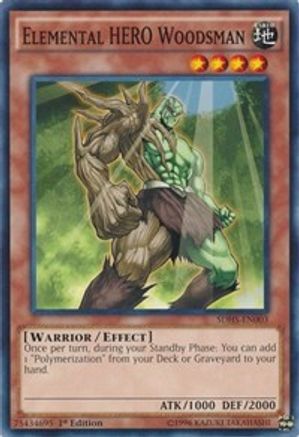 Elemental Hero Woodsman [SDHS-EN003] Common - Yu-Gi-Oh! - Card Brawlers | Quebec | Canada |