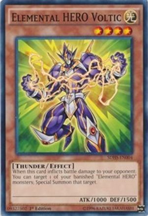 Elemental Hero Voltic [SDHS-EN004] Common - Yu-Gi-Oh! - Card Brawlers | Quebec | Canada |
