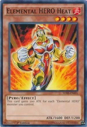 Elemental Hero Heat [SDHS-EN005] Common - Yu-Gi-Oh! - Card Brawlers | Quebec | Canada |