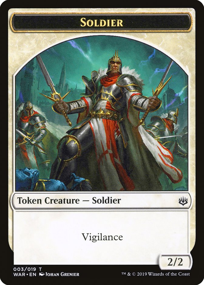 Soldier Token [War of the Spark Tokens] - Magic: The Gathering - Card Brawlers | Quebec | Canada |