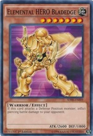 Elemental Hero Bladedge [SDHS-EN009] Common - Yu-Gi-Oh! - Card Brawlers | Quebec | Canada |