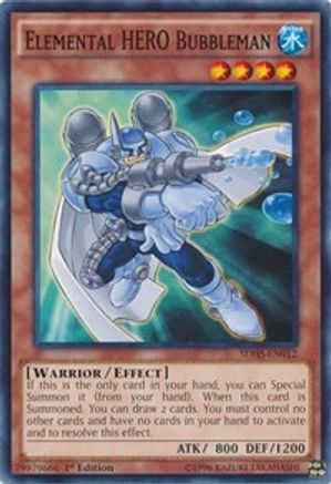 Elemental Hero Bubbleman [SDHS-EN012] Common - Yu-Gi-Oh! - Card Brawlers | Quebec | Canada |