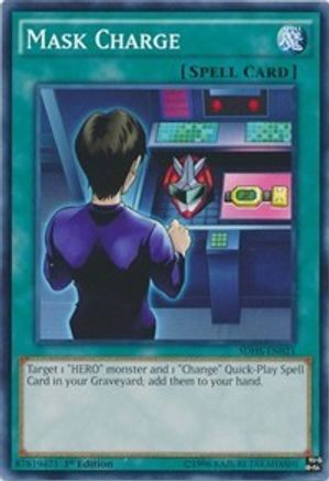Mask Charge [SDHS-EN021] Common - Yu-Gi-Oh! - Card Brawlers | Quebec | Canada |