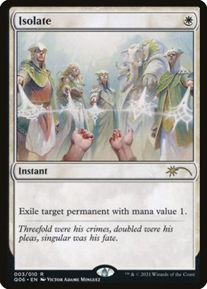 Isolate [Pioneer Challenger Decks 2021] - Magic: The Gathering - Card Brawlers | Quebec | Canada |