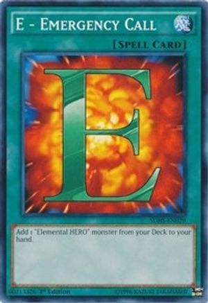 E - Emergency Call [SDHS-EN029] Common - Yu-Gi-Oh! - Card Brawlers | Quebec | Canada |