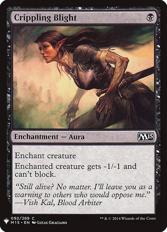 Crippling Blight [Mystery Booster] - Magic: The Gathering - Card Brawlers | Quebec | Canada |