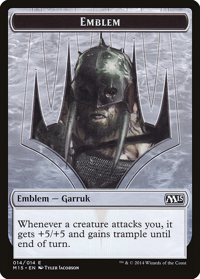 Garruk, Apex Predator Emblem [Magic 2015 Tokens] - Magic: The Gathering - Card Brawlers | Quebec | Canada |
