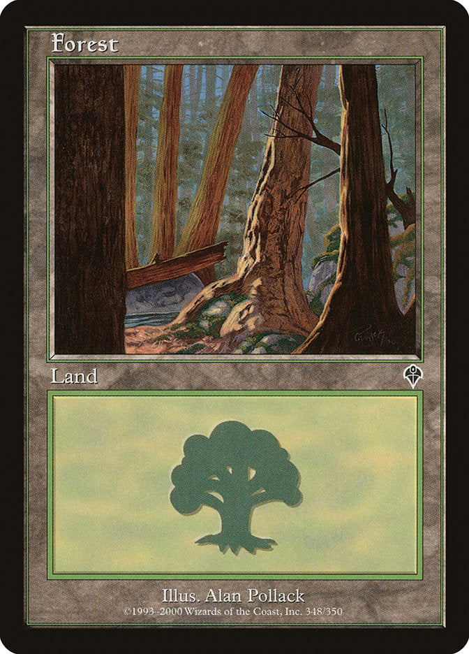 Forest (348) [Invasion] - Magic: The Gathering - Card Brawlers | Quebec | Canada |