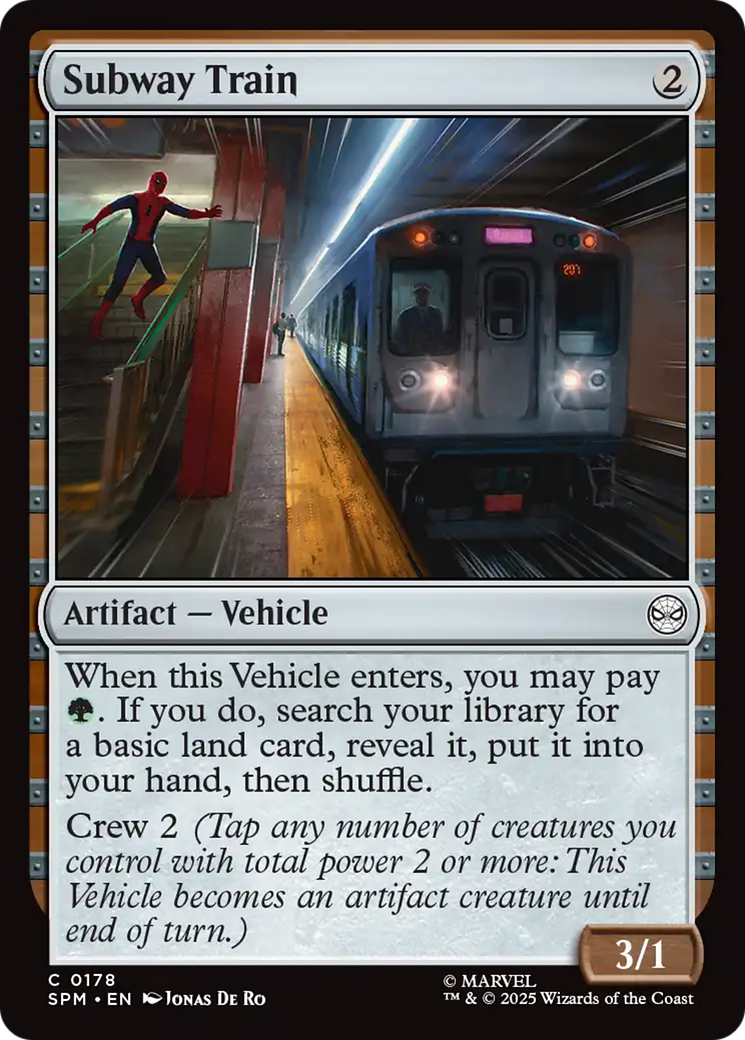 Subway Train [Marvel's Spider-Man] - Magic: The Gathering - Card Brawlers | Quebec | Canada |