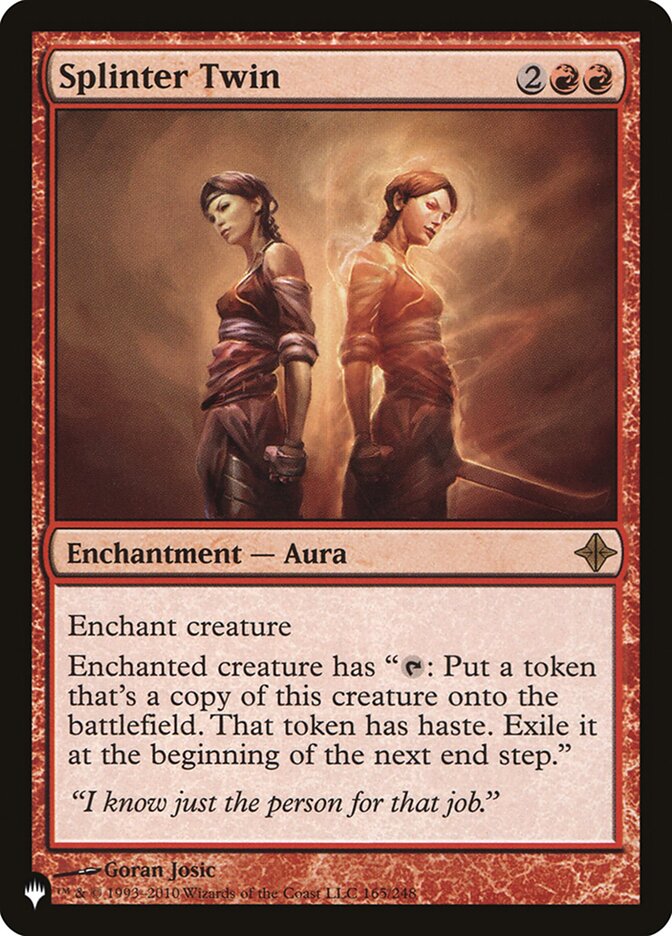 Splinter Twin [The List] - Magic: The Gathering - Card Brawlers | Quebec | Canada |