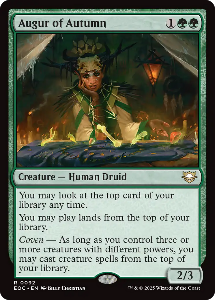 Augur of Autumn [Edge of Eternities Commander] - Magic: The Gathering - Card Brawlers | Quebec | Canada |