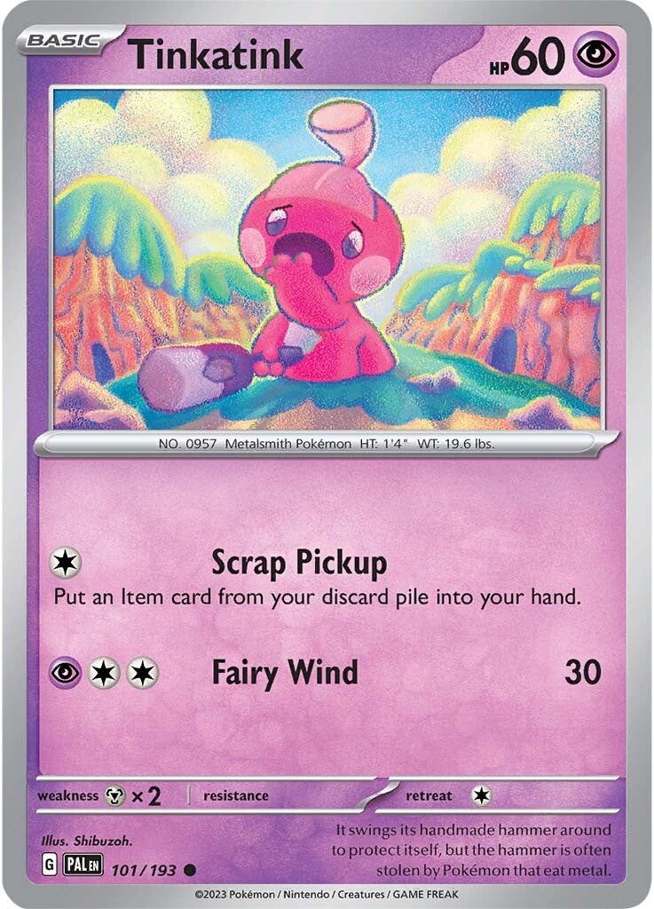 Tinkatink (101/193) [Scarlet & Violet: Paldea Evolved] - Pokémon - Card Brawlers | Quebec | Canada |