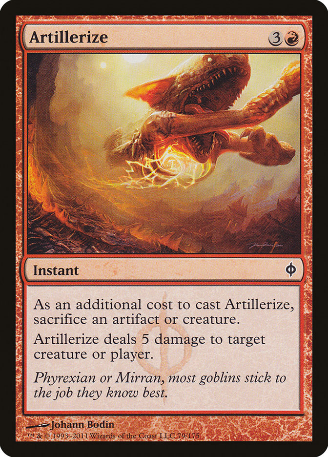 Artillerize [New Phyrexia] - Magic: The Gathering - Card Brawlers | Quebec | Canada |