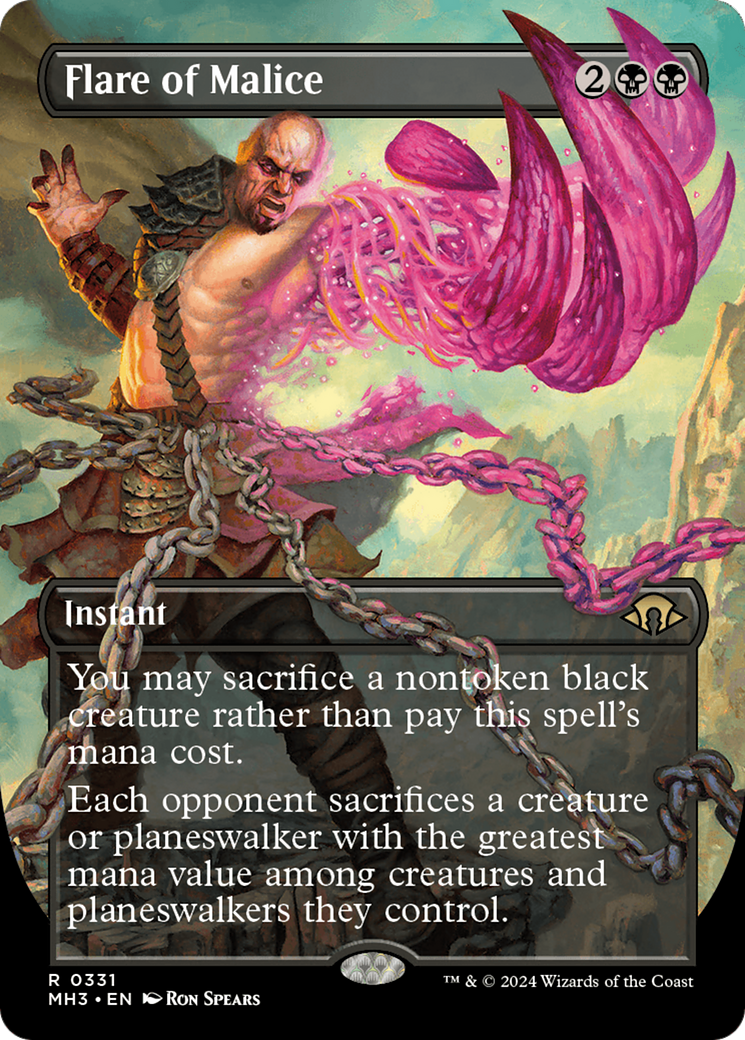 Flare of Malice (Borderless) [Modern Horizons 3] - Magic: The Gathering - Card Brawlers | Quebec | Canada |