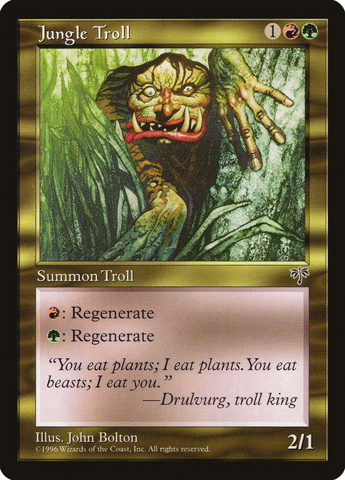 Jungle Troll [Mirage] - Magic: The Gathering - Card Brawlers | Quebec | Canada |
