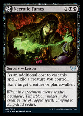 Necrotic Fumes [Strixhaven: School of Mages] - Magic: The Gathering - Card Brawlers | Quebec | Canada |