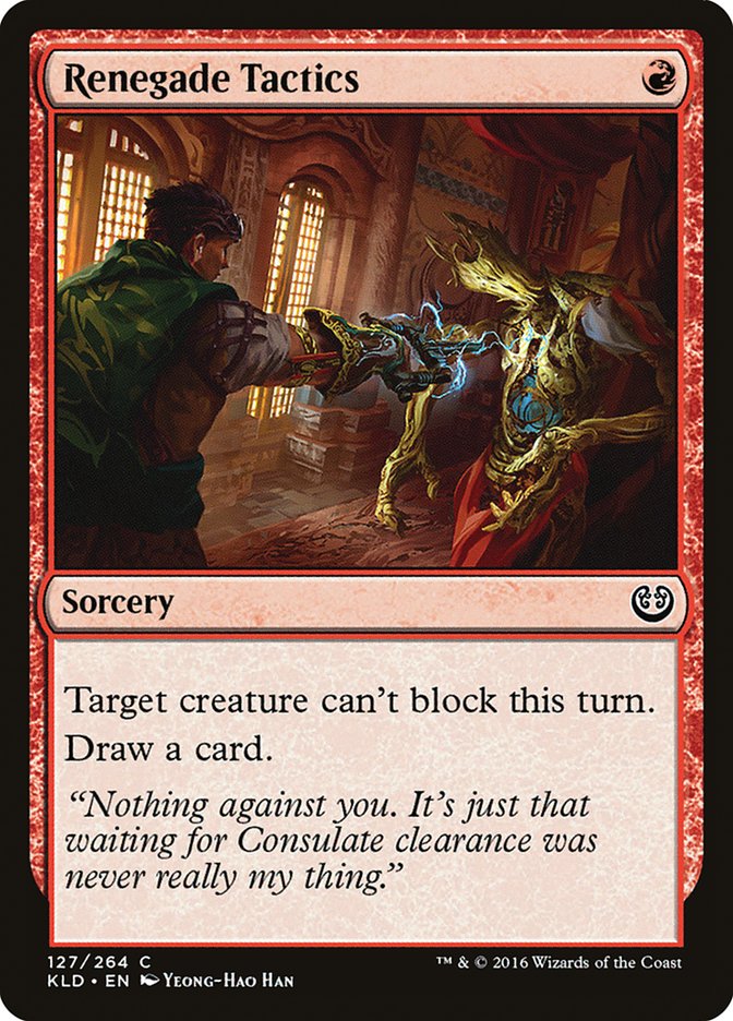 Renegade Tactics [Kaladesh] - Magic: The Gathering - Card Brawlers | Quebec | Canada |