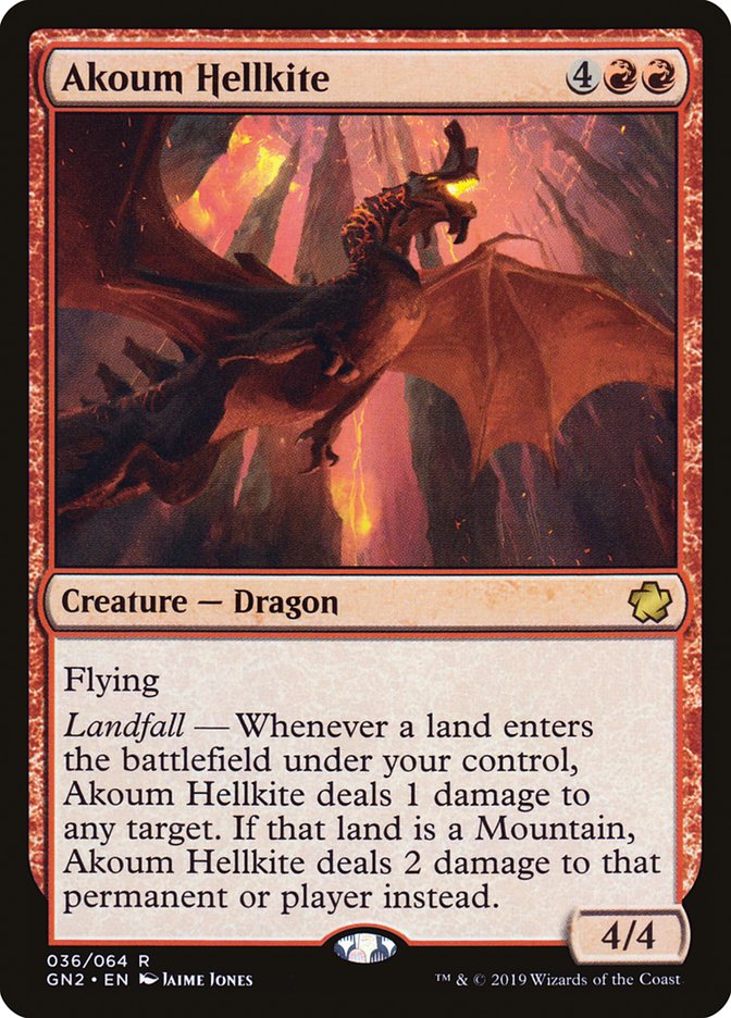 Akoum Hellkite [Game Night 2019] - Magic: The Gathering - Card Brawlers | Quebec | Canada |
