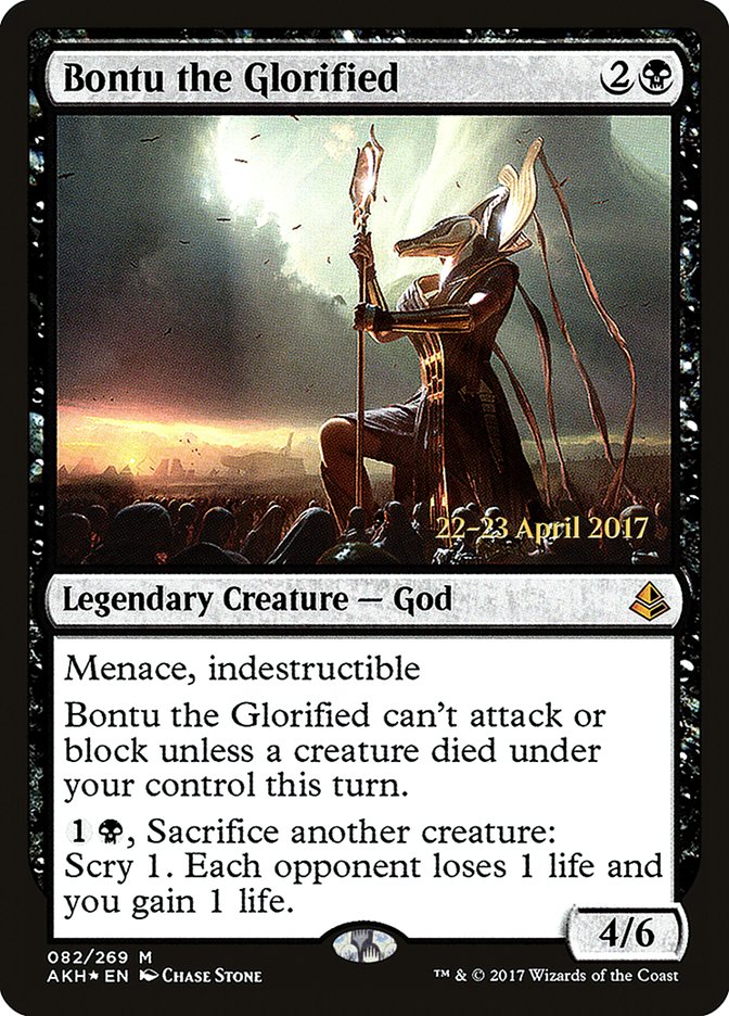 Bontu the Glorified [Amonkhet Prerelease Promos] - Magic: The Gathering - Card Brawlers | Quebec | Canada |