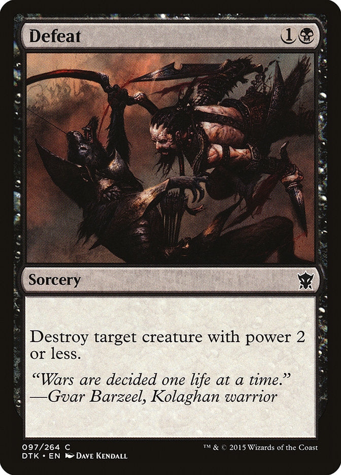 Defeat [Dragons of Tarkir] - Magic: The Gathering - Card Brawlers | Quebec | Canada |