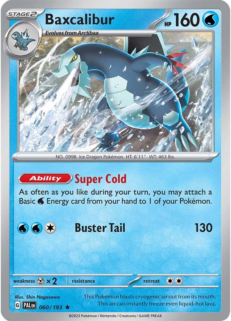 Baxcalibur (060/193) [Scarlet & Violet: Paldea Evolved] - Pokémon - Card Brawlers | Quebec | Canada |