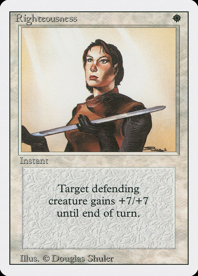 Righteousness [Revised Edition] - Magic: The Gathering - Card Brawlers | Quebec | Canada |