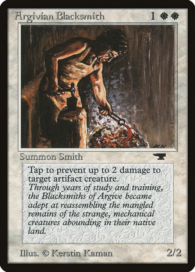 Argivian Blacksmith [Antiquities] - Magic: The Gathering - Card Brawlers | Quebec | Canada |