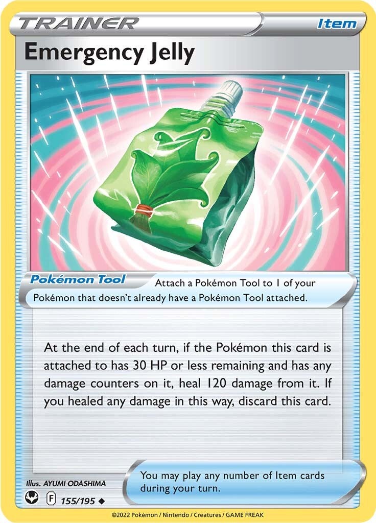Emergency Jelly (155/195) [Sword & Shield: Silver Tempest] - Pokémon - Card Brawlers | Quebec | Canada |
