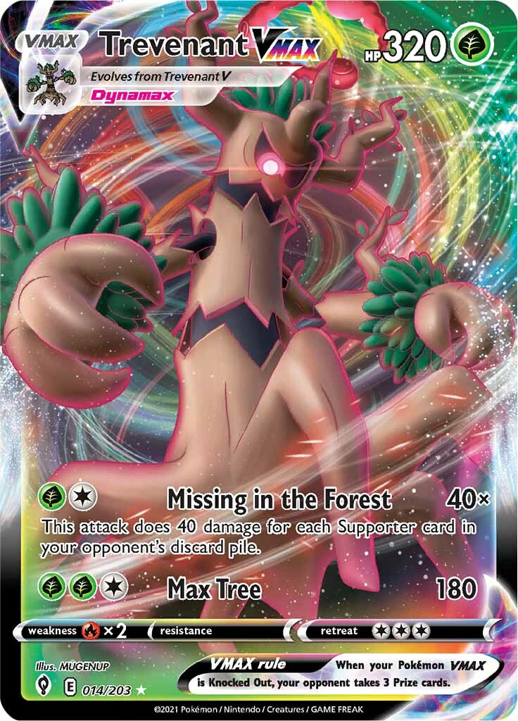 Trevenant VMAX (014/203) [Sword & Shield: Evolving Skies] - Pokémon - Card Brawlers | Quebec | Canada |
