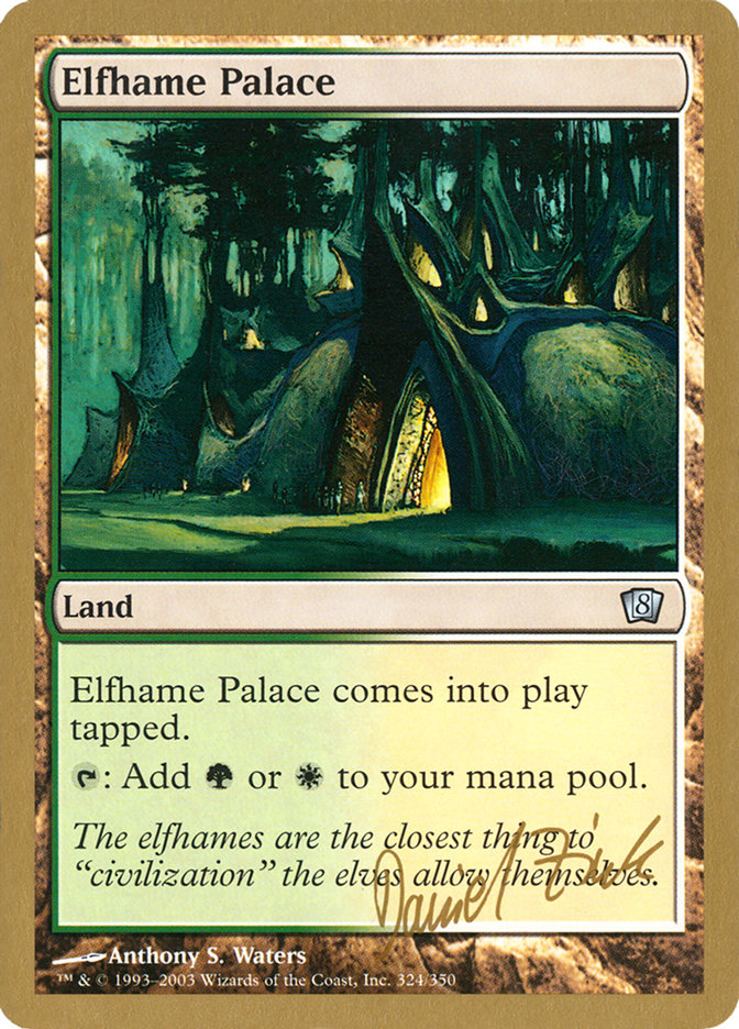 Elfhame Palace (Daniel Zink) [World Championship Decks 2003] - Magic: The Gathering - Card Brawlers | Quebec | Canada |