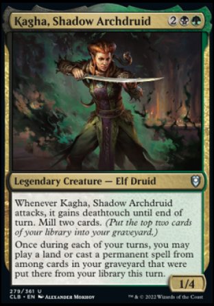 Kagha, Shadow Archdruid [Commander Legends: Battle for Baldur's Gate] - Magic: The Gathering - Card Brawlers | Quebec | Canada |
