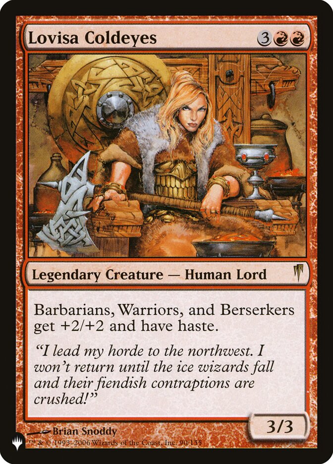 Lovisa Coldeyes [The List] - Magic: The Gathering - Card Brawlers | Quebec | Canada |