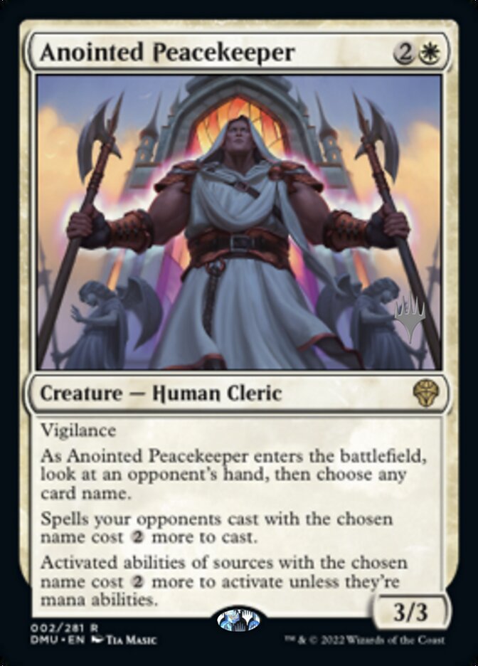 Anointed Peacekeeper (Promo Pack) [Dominaria United Promos] - Magic: The Gathering - Card Brawlers | Quebec | Canada |