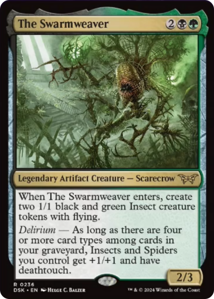 The Swarmweaver (0236) [Duskmourn: House of Horror] - Magic: The Gathering - Card Brawlers | Quebec | Canada |