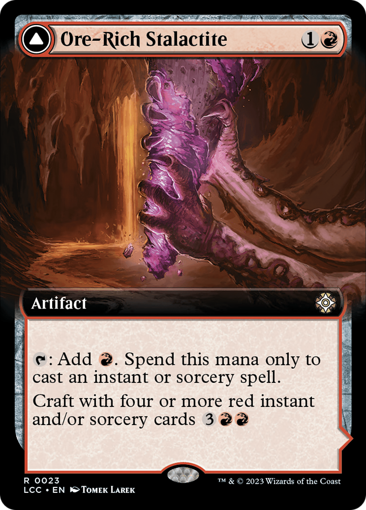 Ore-Rich Stalactite (Extended Art) [The Lost Caverns of Ixalan Commander] - Magic: The Gathering - Card Brawlers | Quebec | Canada |