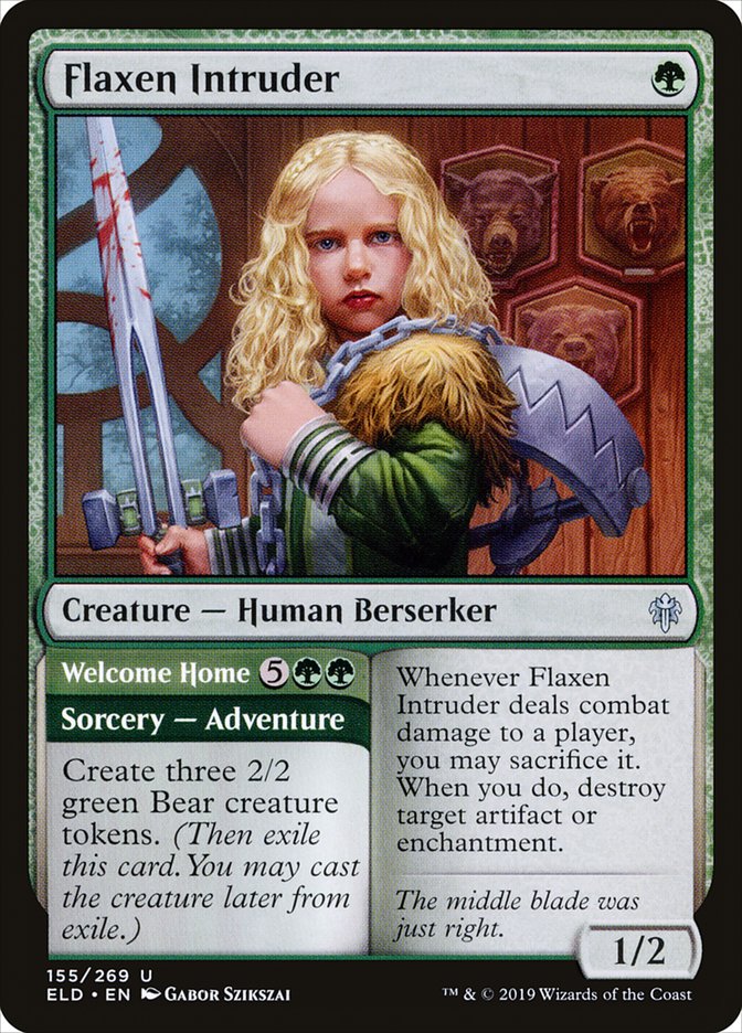 Flaxen Intruder // Welcome Home [Throne of Eldraine] - Magic: The Gathering - Card Brawlers | Quebec | Canada |