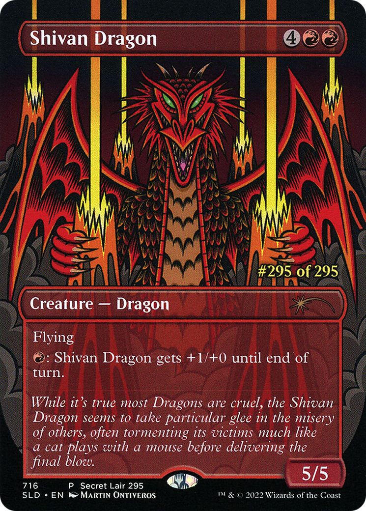 Shivan Dragon (Serialized) [Secret Lair Drop Promos] - Magic: The Gathering - Card Brawlers | Quebec | Canada |