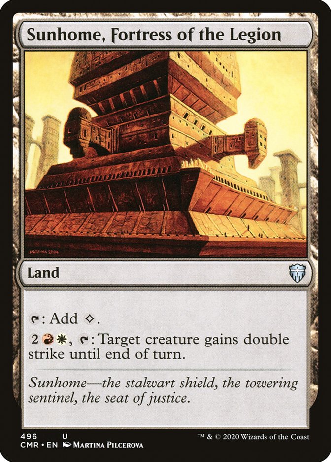Sunhome, Fortress of the Legion [Commander Legends] - Magic: The Gathering - Card Brawlers | Quebec | Canada |