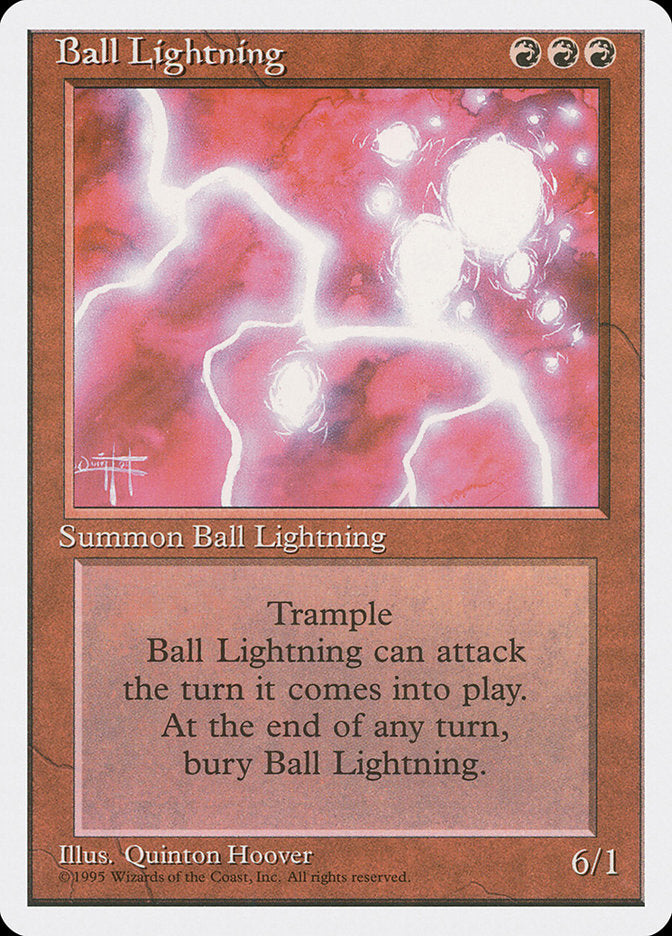 Ball Lightning [Fourth Edition] - Magic: The Gathering - Card Brawlers | Quebec | Canada |