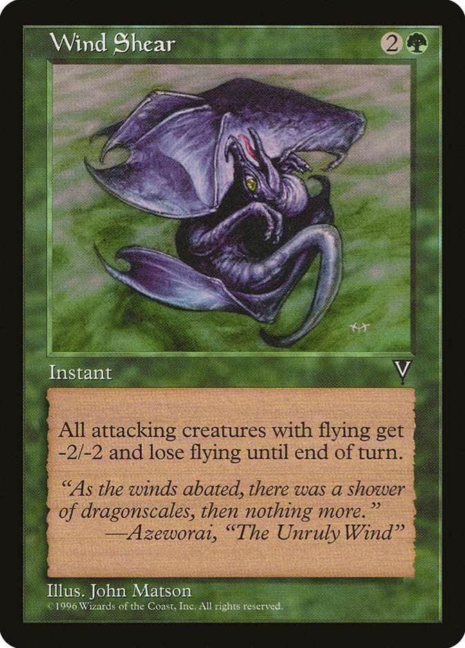 Wind Shear [Visions] - Magic: The Gathering - Card Brawlers | Quebec | Canada |