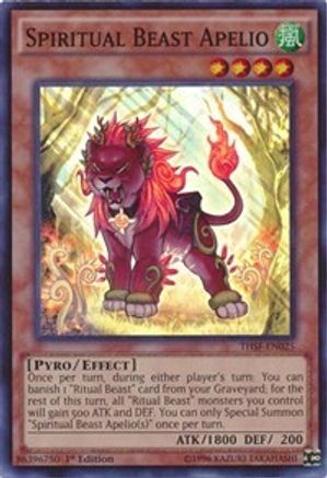 Spiritual Beast Apelio [THSF-EN025] Super Rare - Yu-Gi-Oh! - Card Brawlers | Quebec | Canada |