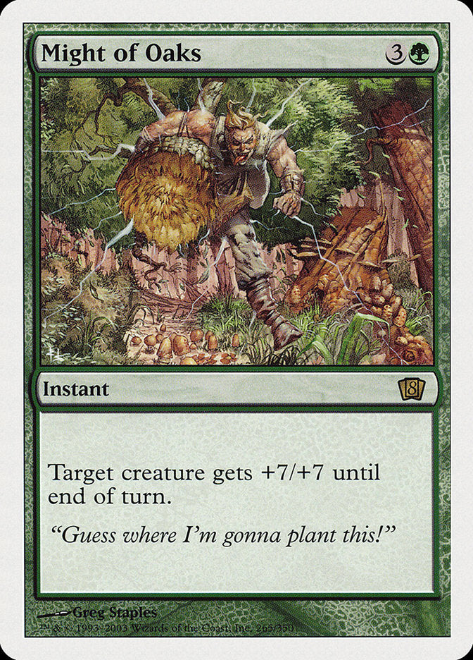 Might of Oaks [Eighth Edition] - Magic: The Gathering - Card Brawlers | Quebec | Canada |