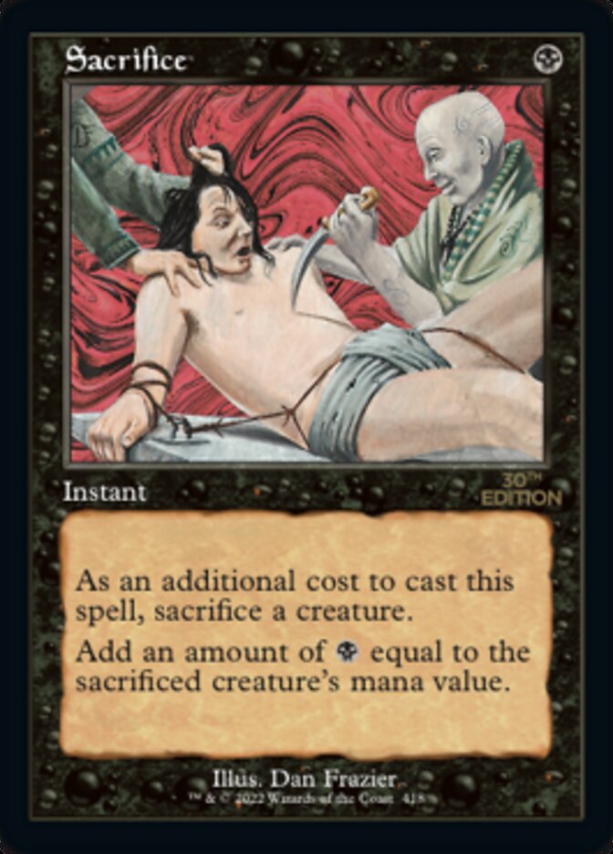 Sacrifice (Retro) [30th Anniversary Edition] - Magic: The Gathering - Card Brawlers | Quebec | Canada |