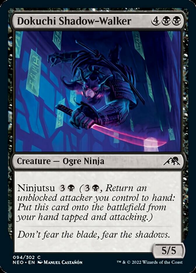 Dokuchi Shadow-Walker [Kamigawa: Neon Dynasty] - Magic: The Gathering - Card Brawlers | Quebec | Canada |