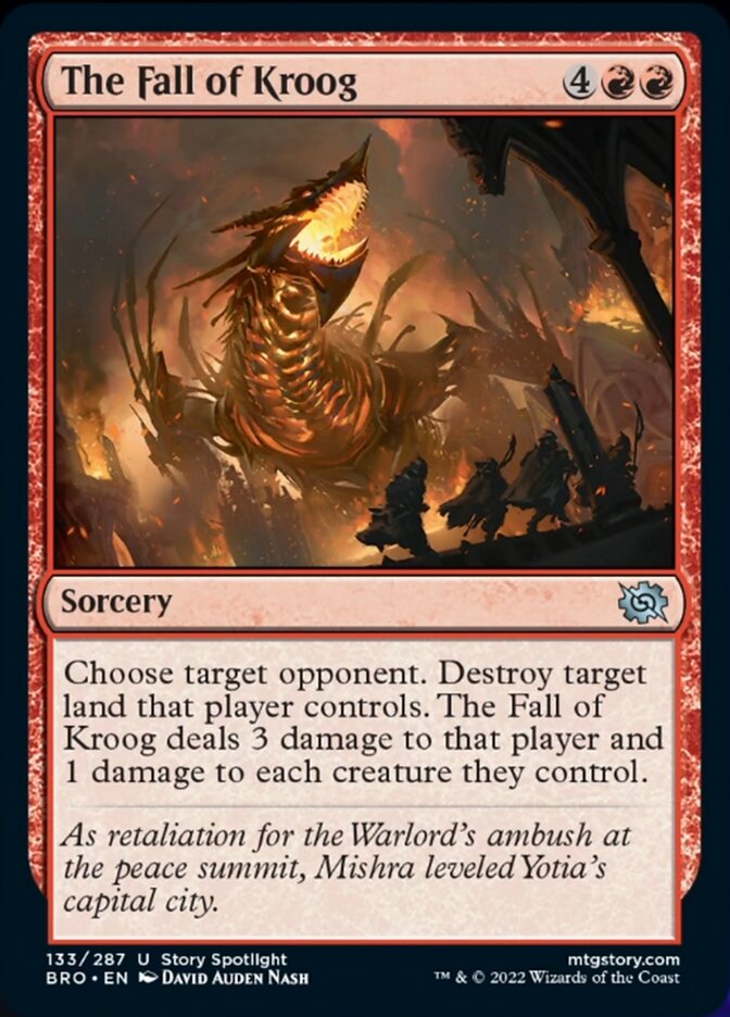 The Fall of Kroog [The Brothers' War] - Magic: The Gathering - Card Brawlers | Quebec | Canada |