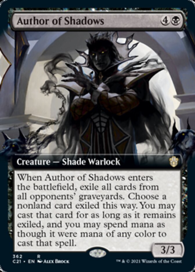 Author of Shadows (Extended Art) [Commander 2021] - Magic: The Gathering - Card Brawlers | Quebec | Canada |