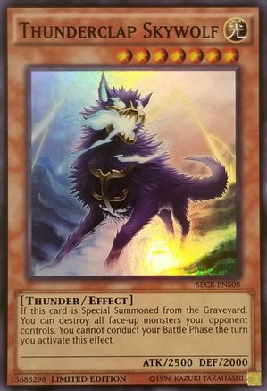 Thunderclap Skywolf [SECE-ENS08] Super Rare - Yu-Gi-Oh! - Card Brawlers | Quebec | Canada |