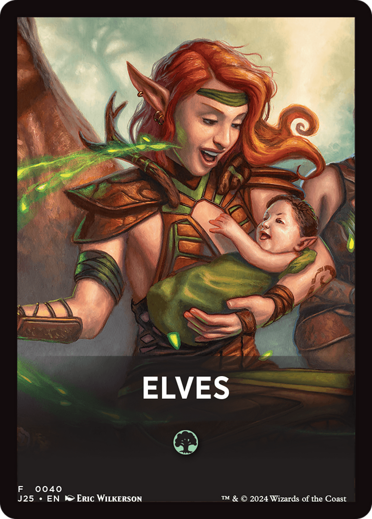 Elves Theme Card [Foundations Jumpstart Front Cards] - Magic: The Gathering - Card Brawlers | Quebec | Canada |