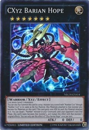 CXyz Barian Hope (SE) [NECH-ENS14] Super Rare - Yu-Gi-Oh! - Card Brawlers | Quebec | Canada |
